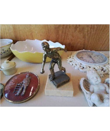 STATUETTE SUR MARBRE DECO 