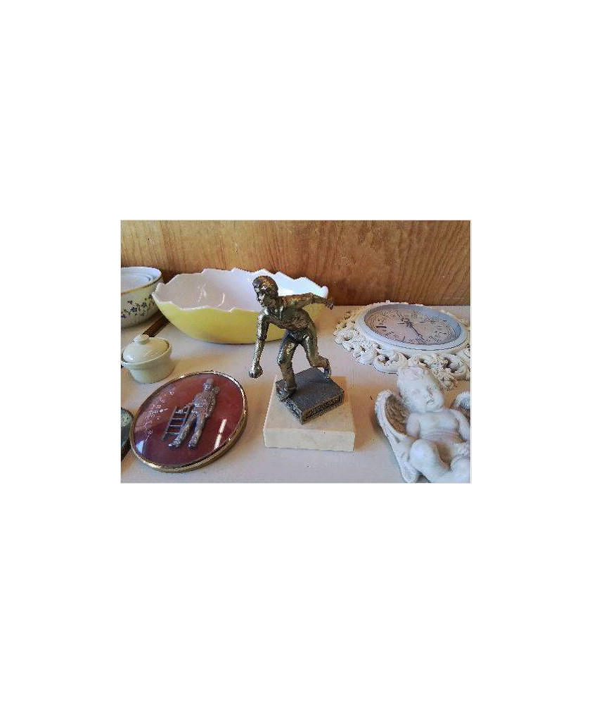 STATUETTE SUR MARBRE DECO 