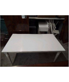 TABLE BLANCHE MODERNE 