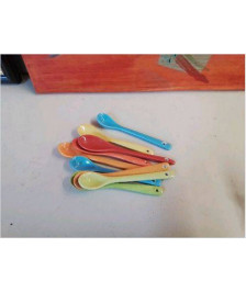 LOT PETITE CUILLÈRE COLORÉE 
