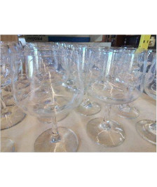 LOT DE 10 VERRES A EAU EN CRISTAL 