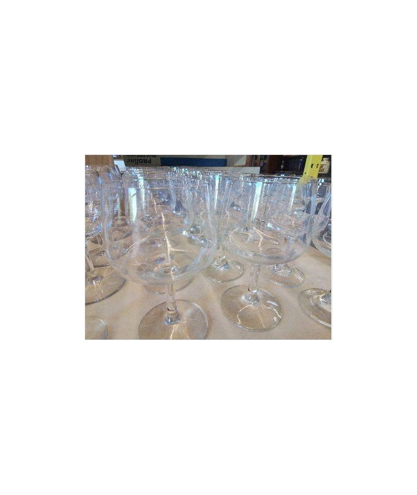 LOT DE 10 VERRES A EAU EN CRISTAL 