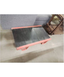 TABLE BASSE PALETTE SNCF MÉTAL ET BOIS