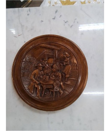 ASSIETTE DECO PLATRE MURAL 