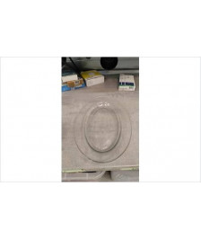 PLAT OVALE VERRE