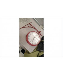 HORLOGE RECTO VERSO ROUGE 