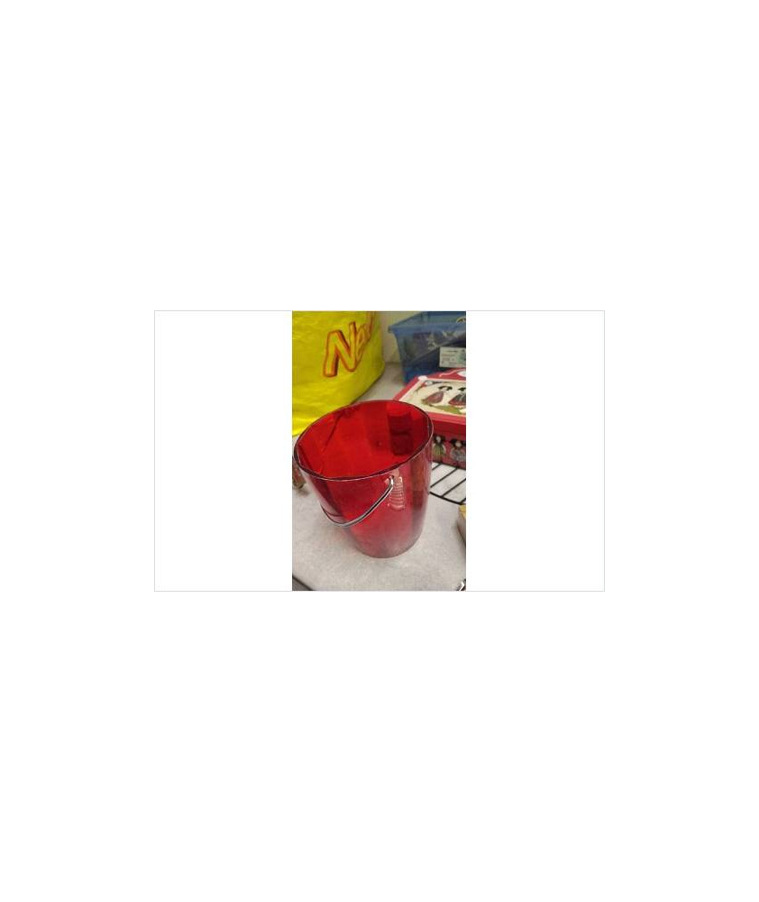 SEAU A GLACE ROUGE