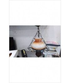 LUSTRE BOIS ET VERRE 