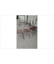CHAISE FER FORGE PESCATORE 