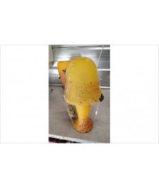 LAMPE CHAMPIGNON PATE DE VERRE