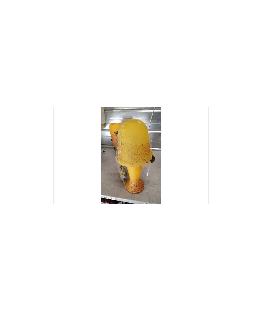 LAMPE CHAMPIGNON PATE DE VERRE