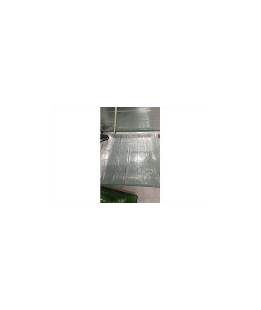 ASSIETTES CARREES VERRE X4 