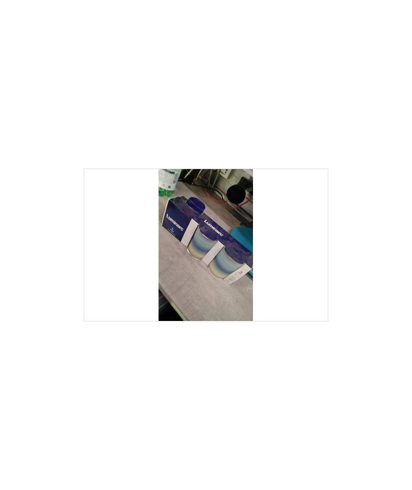 VERRES BLEUS X3 