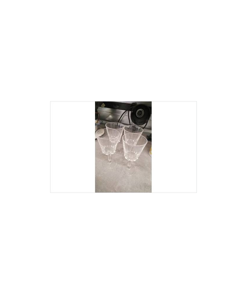 VERRES A PIED X4