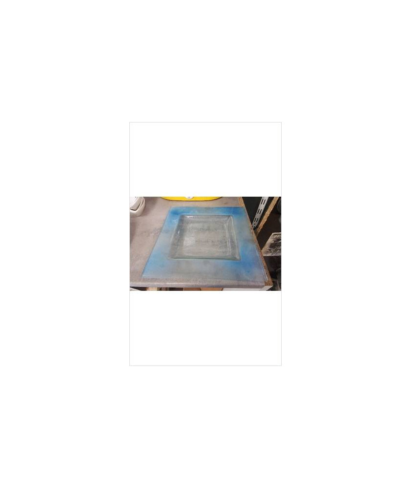 PLAT CREUX VERRE CARRE