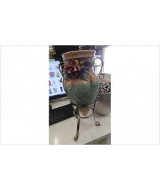 DECO AMPHORE SUR PIED ( H38CM)