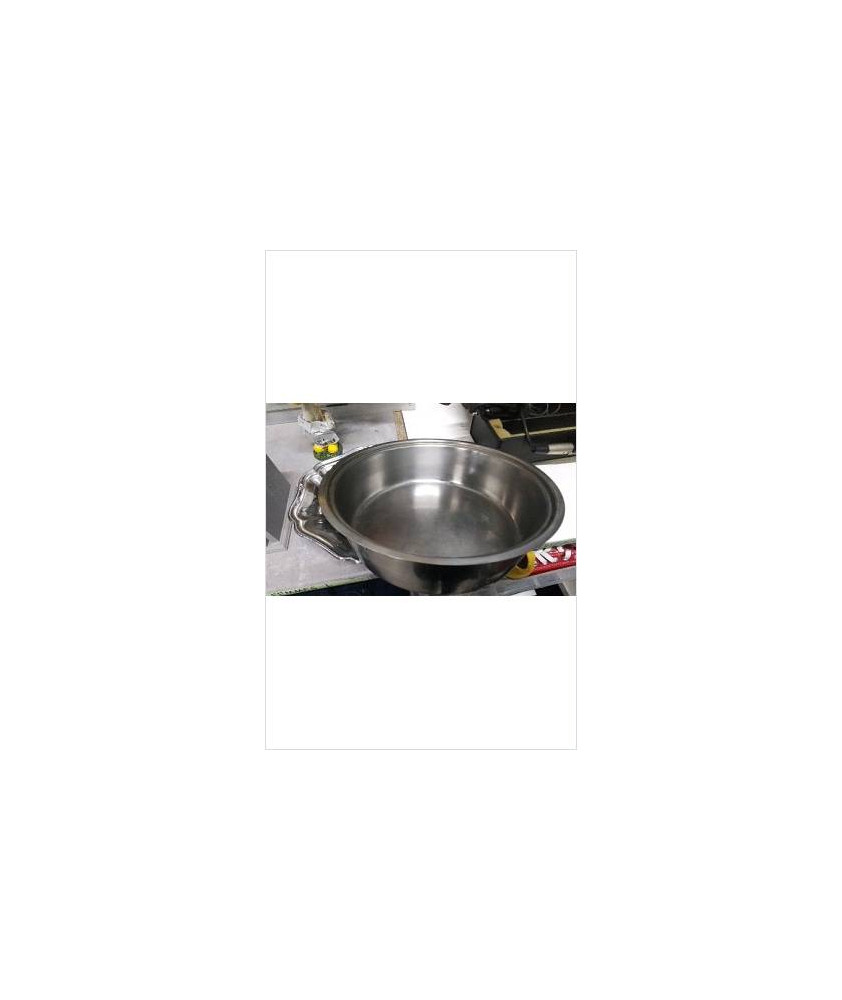 PLAT CREUX ROND INOX 