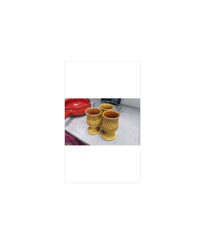 VERRES  EN TERRE X3 