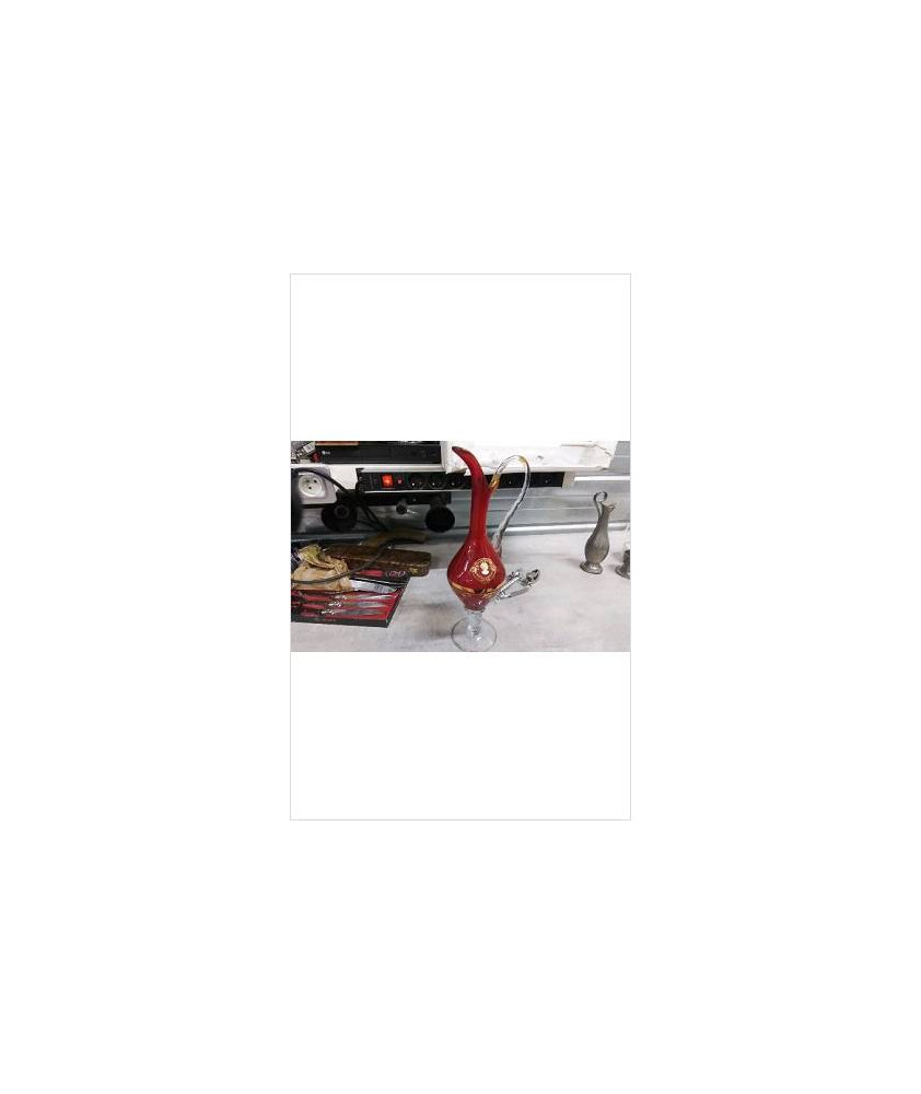 AIGUIERE VERRE ROUGE 