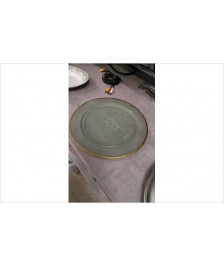 PLAT ROND VERRE 
