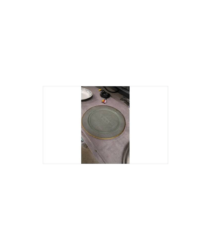 PLAT ROND VERRE 
