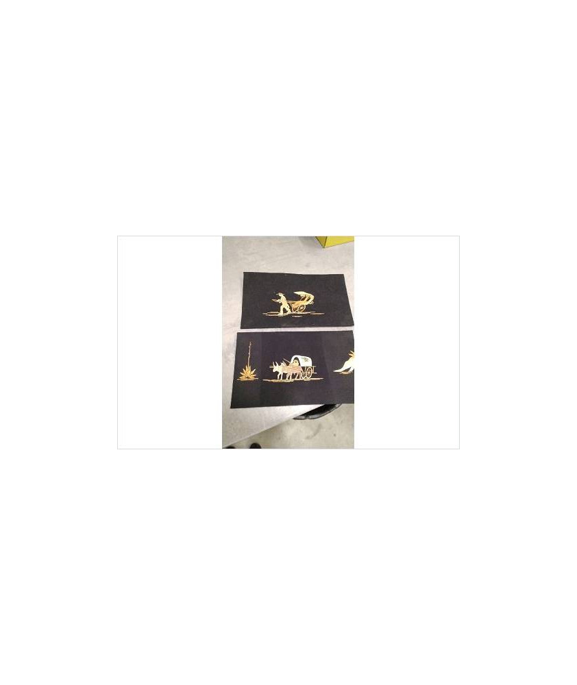 DECO ASIATIQUE SUR TISSU