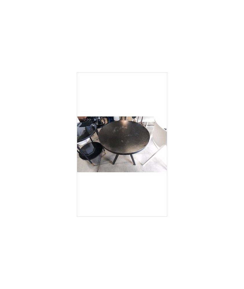 TABLE BASSE MÉTAL NOIRE 
