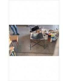 CHAISE BASSE METAL