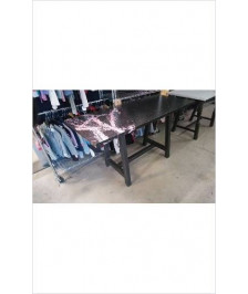 TABLE / BUREAU SPLACH ROSE- PIED METAL