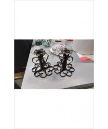 BOUGEOIRS NOIRS X2