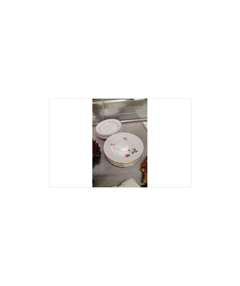 ASSIETTE BORD DOREE LE LOT 