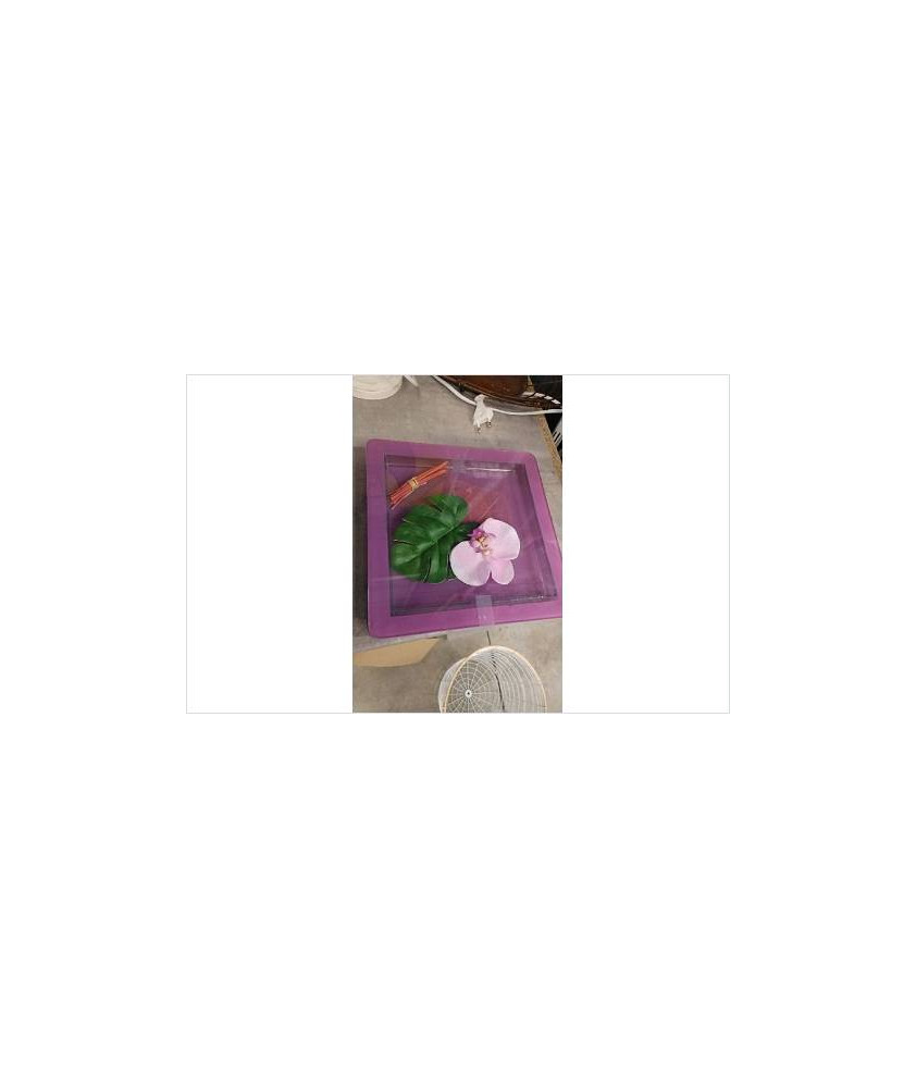 DECO VERRE ORCHIDEE 