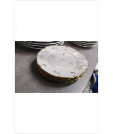 ASSIETTES PM DOREES 