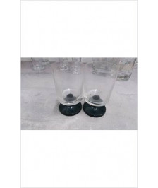 VERRES PIED NOIR X2 