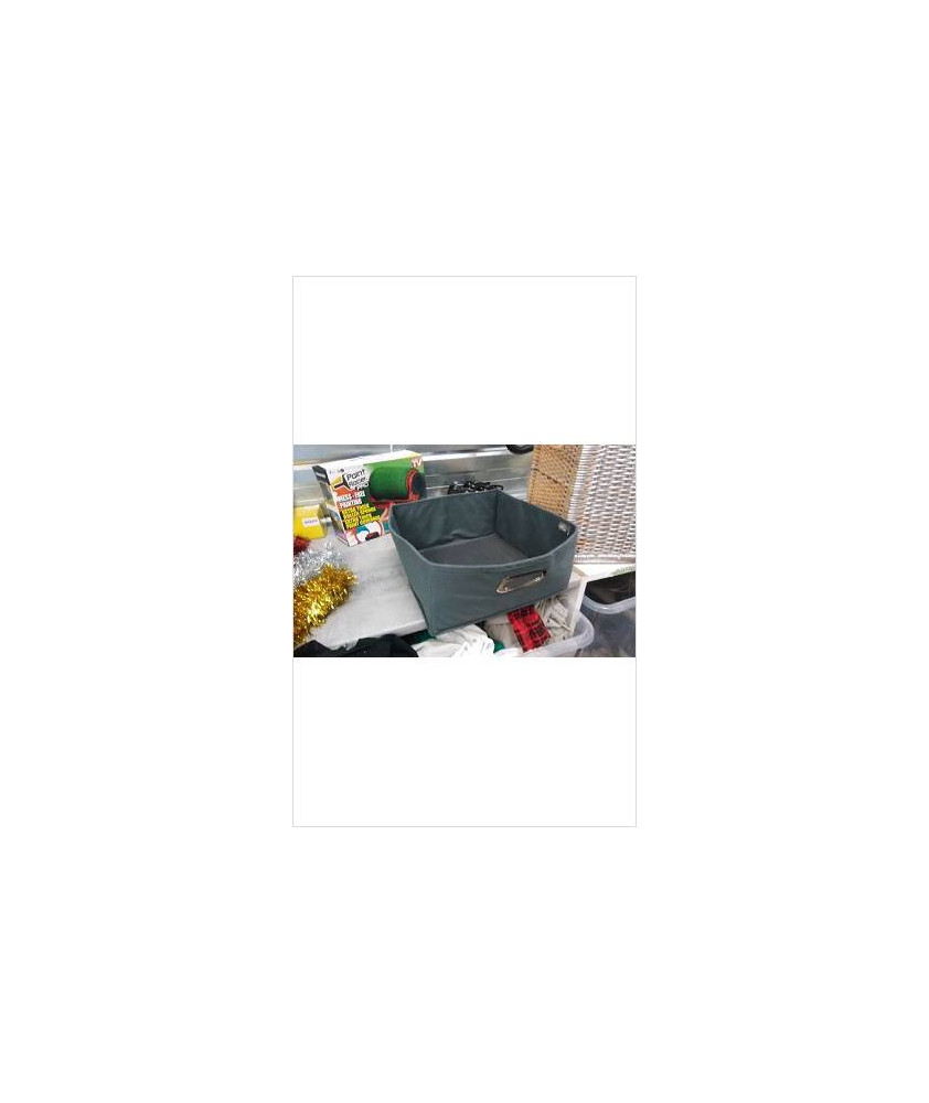 RANGEMENT TISSU GRIS 
