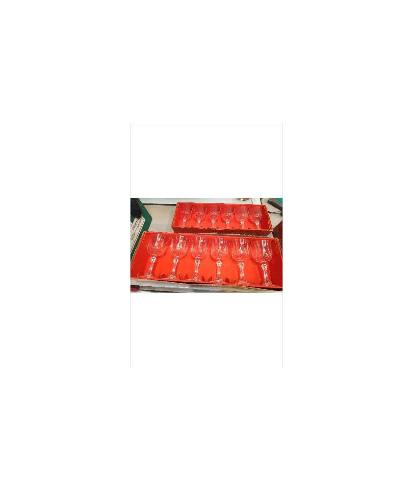 VERRES CRISTAL D’ARQUES MOD. AUTEUIL X6 