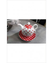 THEIERE + TASSE A POIS 