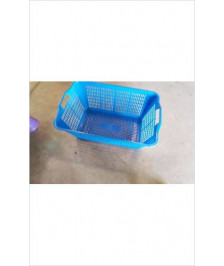 PANIERE A LINGE BLEUE 