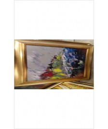 CADRE PEINTURE MULTICOLORES 