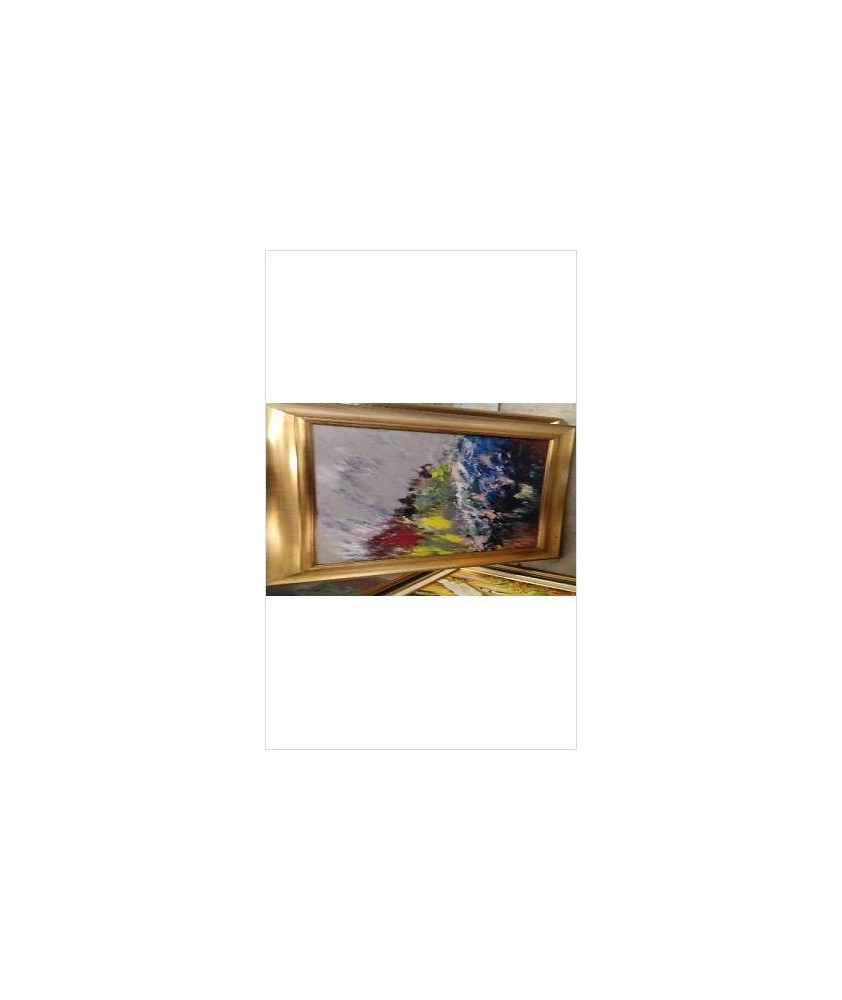 CADRE PEINTURE MULTICOLORES 
