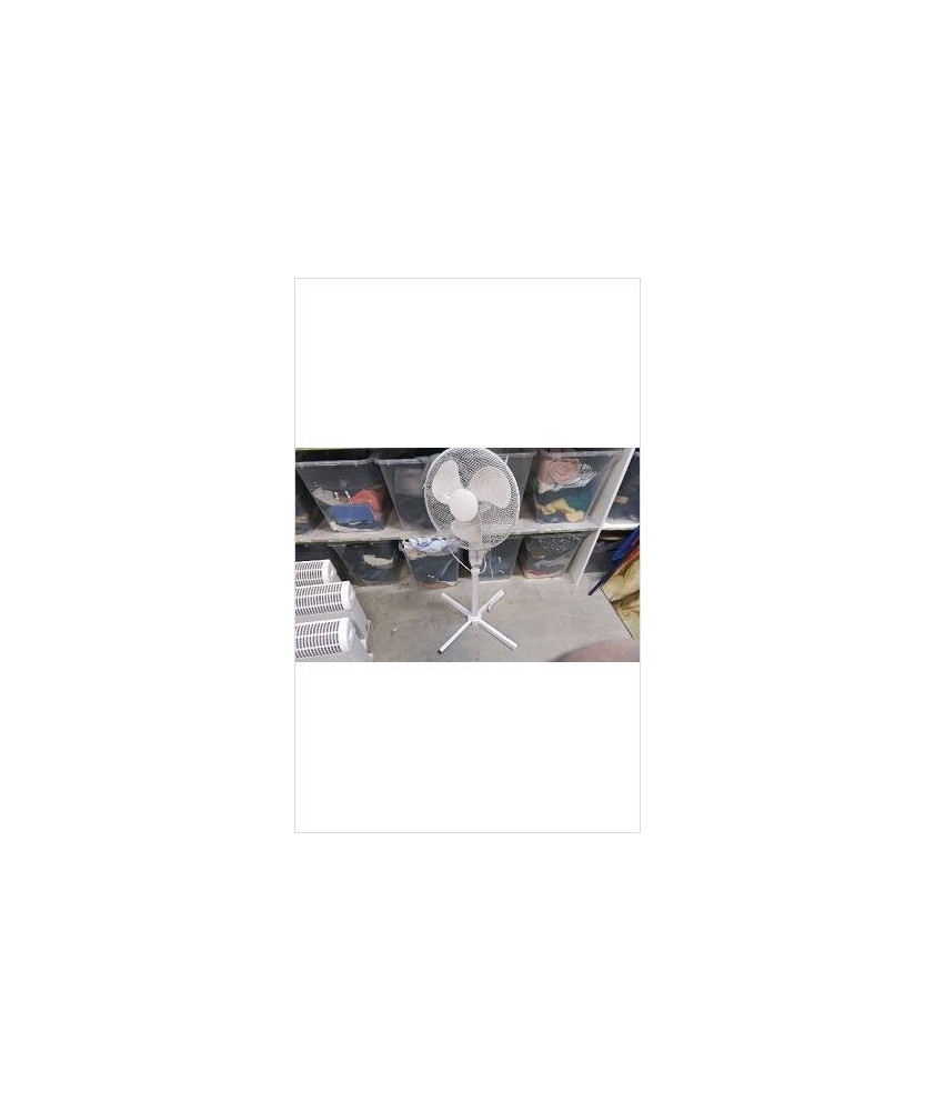 VENTILATEUR TRISTAR BLANC SUR PIED EN L’ETAT 