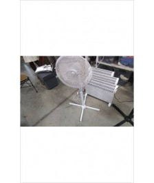 VENTILATEUR BLANC SUR PIED