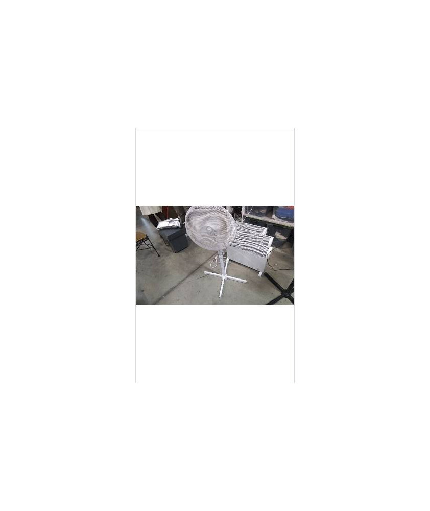 VENTILATEUR BLANC SUR PIED