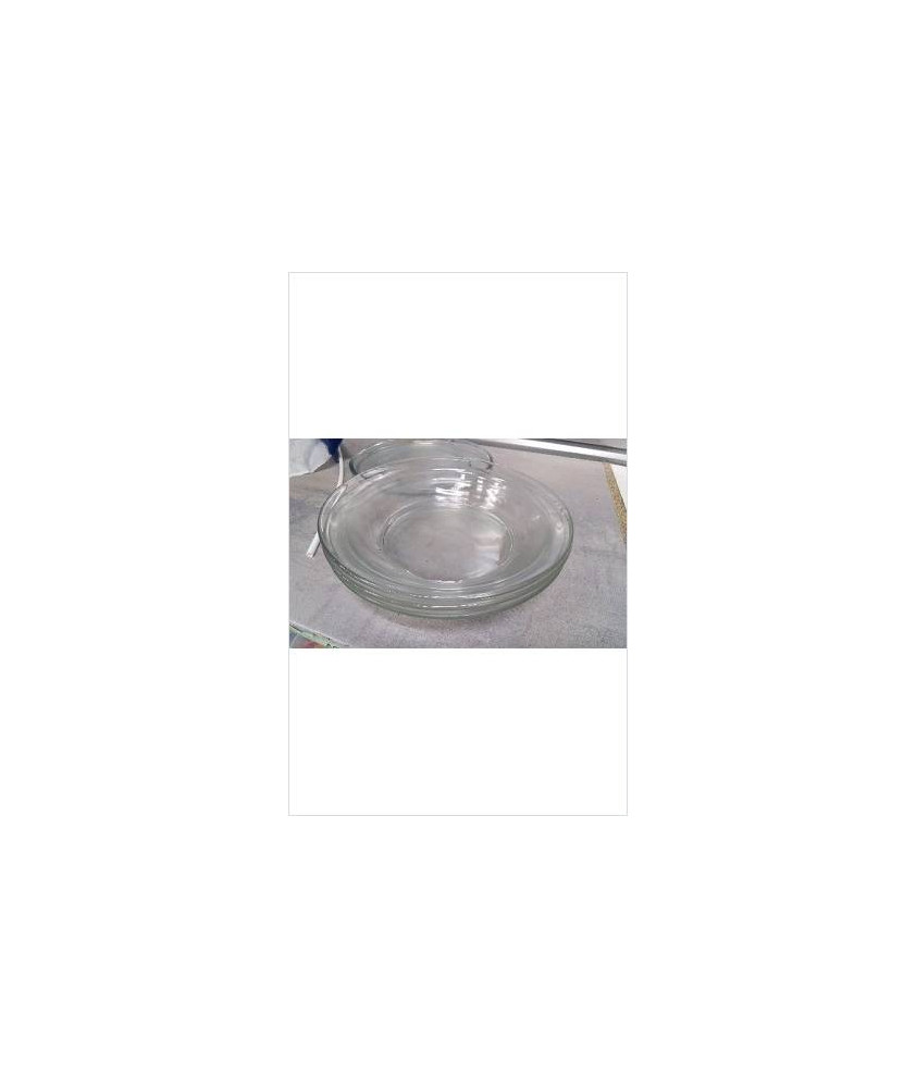 PLATS  CREUX VERRE X3 