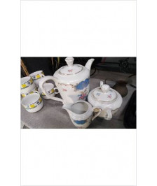 CAFETIERE POT A LAIT - SUCRIER / PORCELAINE 