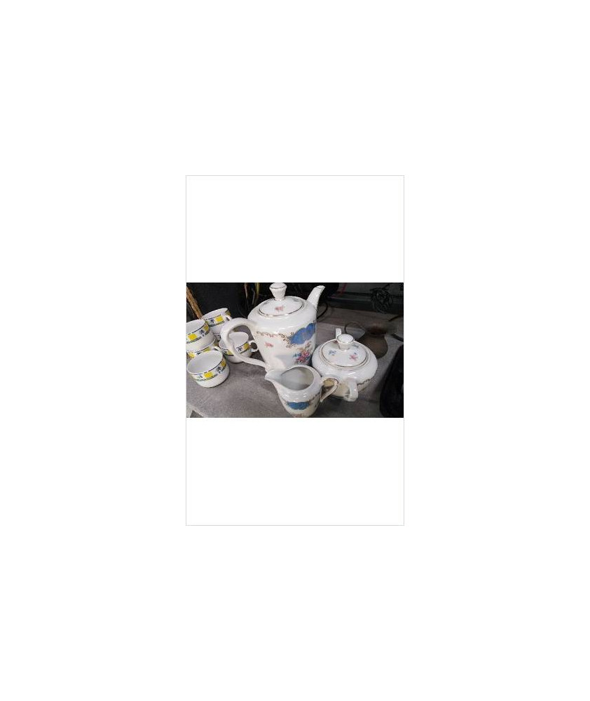 CAFETIERE POT A LAIT - SUCRIER / PORCELAINE 