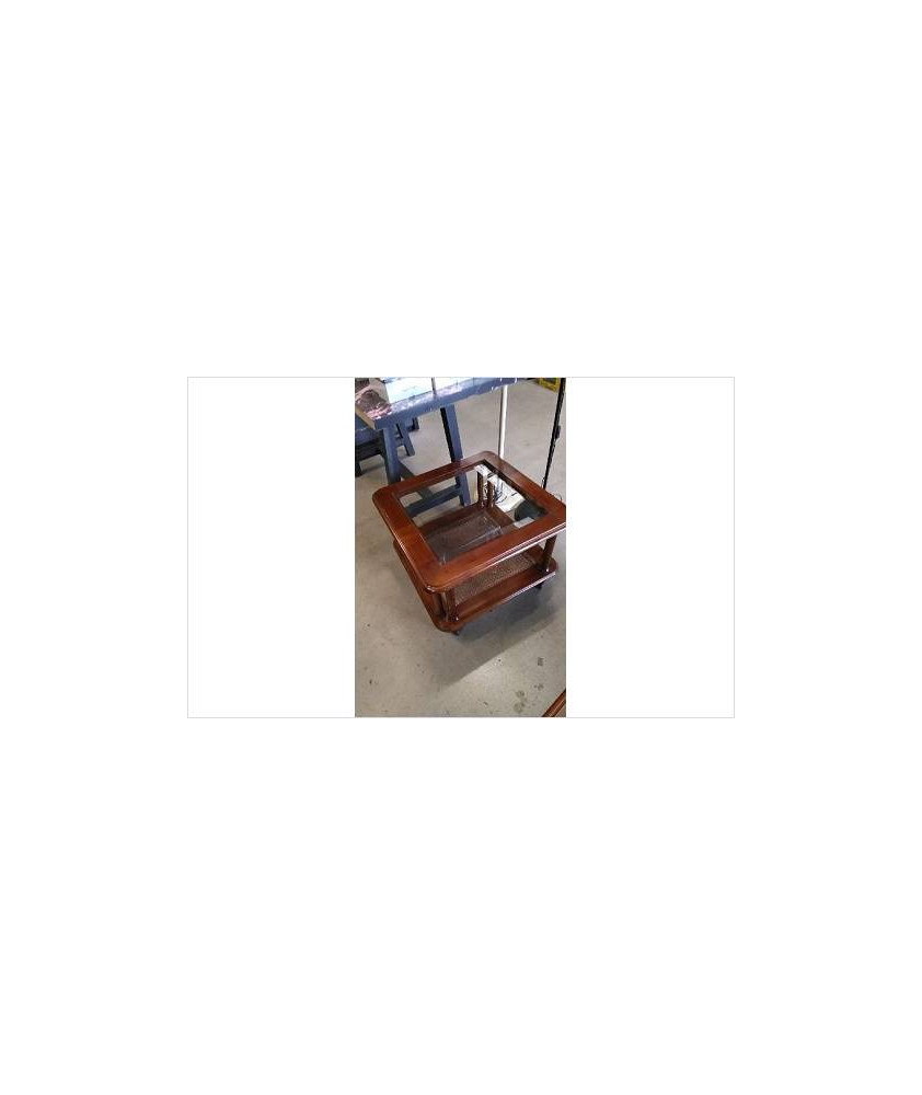 TABLE BASSE CARREE - CANNEE 