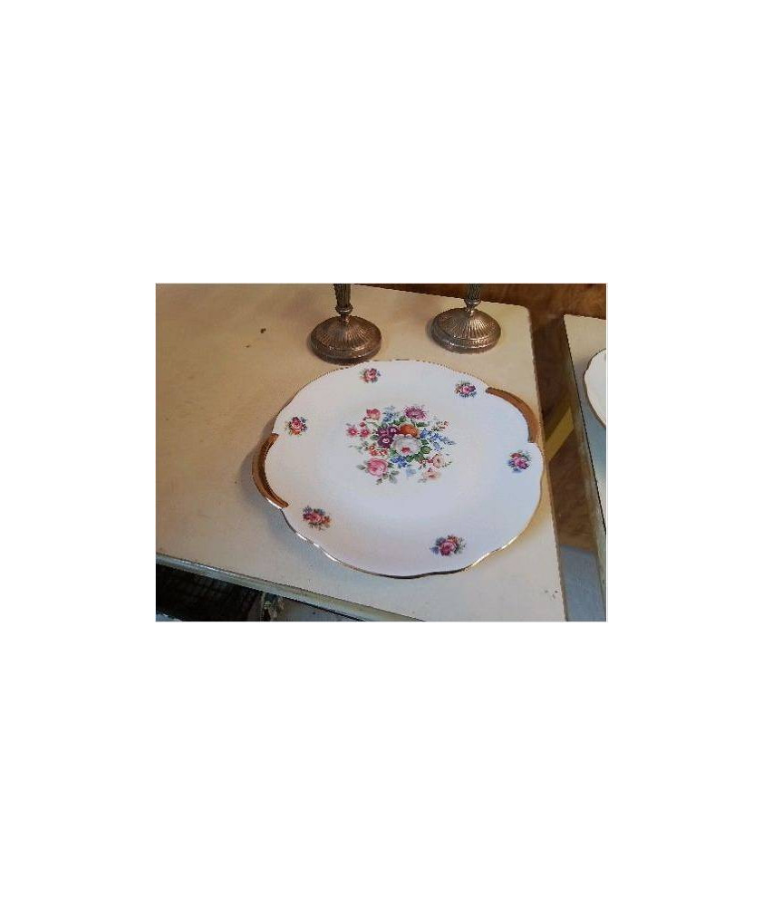 PLATEAU DE SERVICE EN CERAMIQUE DECOREE