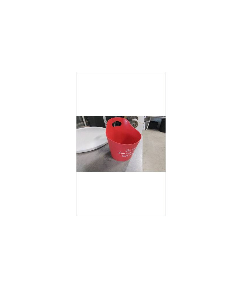 RANGEMENT ROUGE PLASTIQUE 