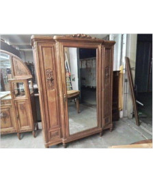 ARMOIRE VITRÉE 3 PORTES STYLE ART DECO